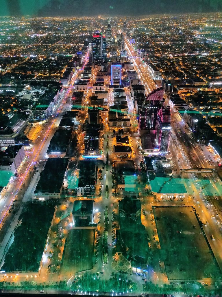 Riyadh, Saoedi-Arabië donker